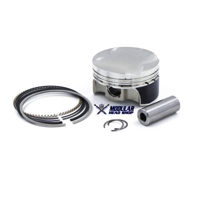 MHS / Wiseco 4.6L 4V Street / Strip Piston and Ring Kit -3cc Flat Top, 3.572" Bore