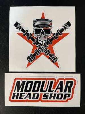 Apparel & Merchandise - Excessive Motorsports  - Modular Head Shop Sticker